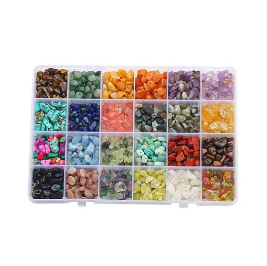 Irregular Shape Nature Crystal/Nature Btone Beads Set