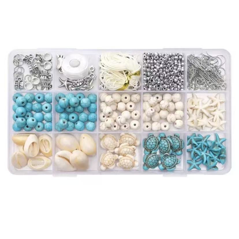 15 grid Ocean Theme Beads Set
