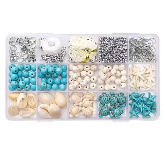 15 grid Ocean Theme Beads Set