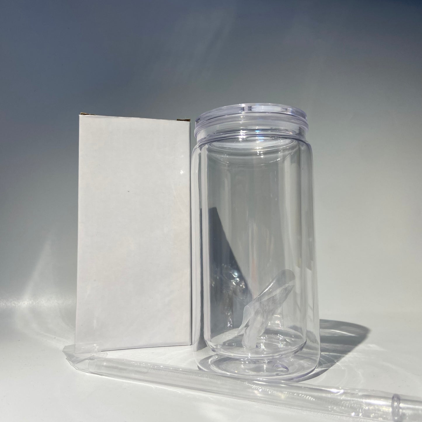 DIY Cups Material-Empty DIY 16 oz tumbler cups with straw