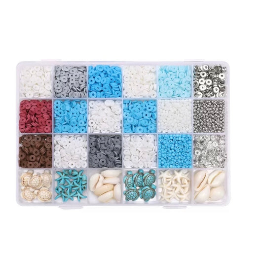 24 grid Ocean Theme Beads Set
